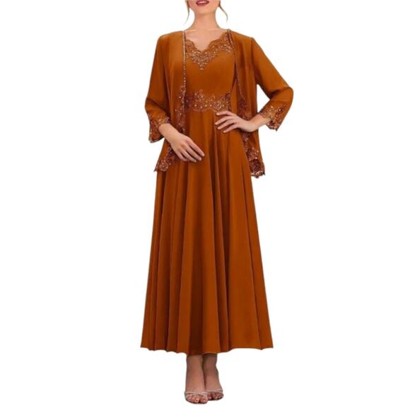 Mother of the Bride Dress Suit 2 Piece Women's Size 10 Cocktail Party Wedding - Picture 1 of 12